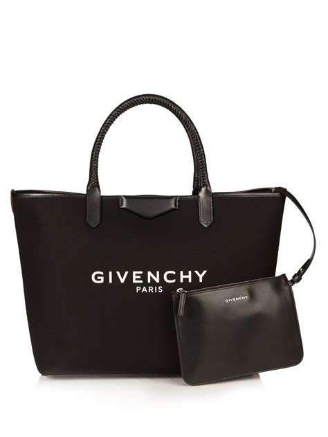 givenchy large black tote|Givenchy shopping tote.